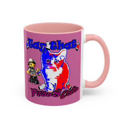 tag that - Accent Mug (light pink)