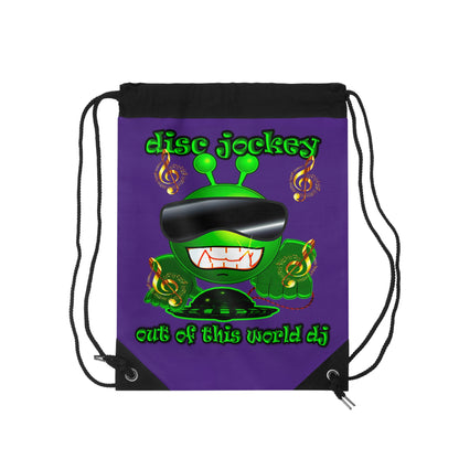 disc jockey - Drawstring Bag (purple)