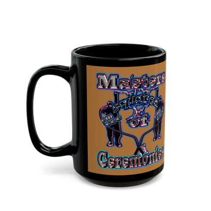 em cee squared - Black Mug (light brown)