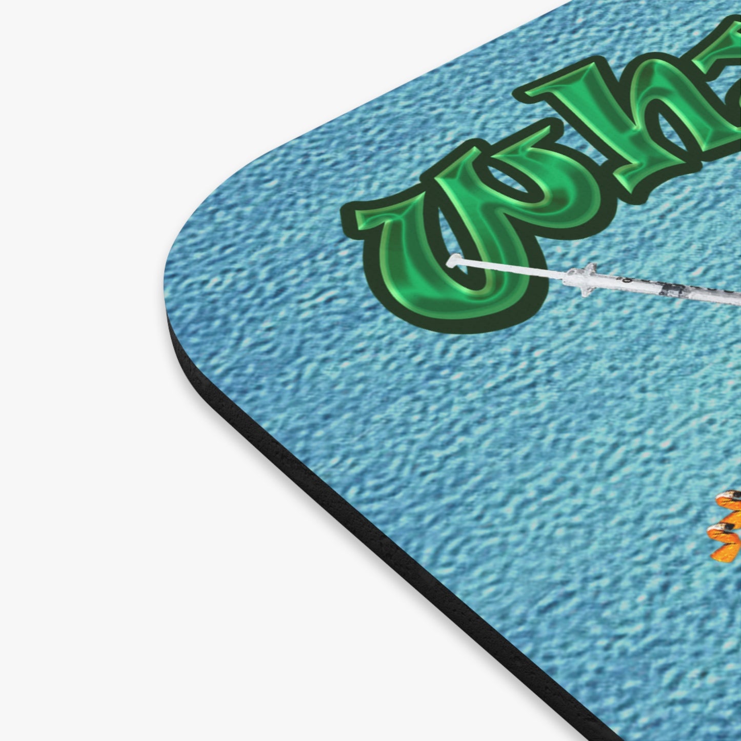 the bum's shit - Mouse Pad (Rectangle) (faded blue)
