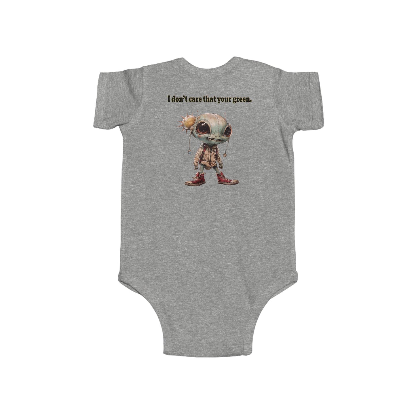 I don't care that your grey - Infant Fine Jersey Bodysuit