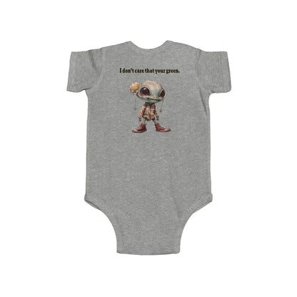 I don't care that your grey - Infant Fine Jersey Bodysuit