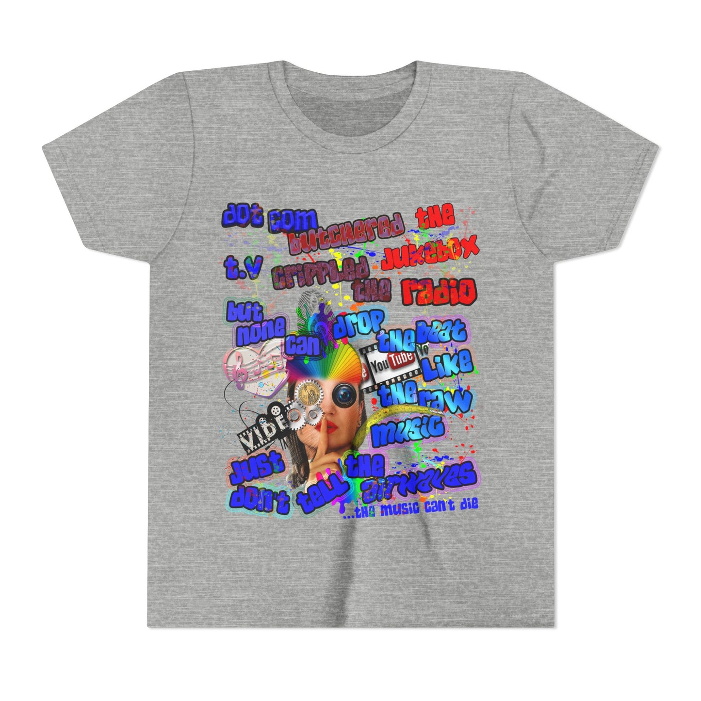 drop the beat - Youth Short Sleeve Tee