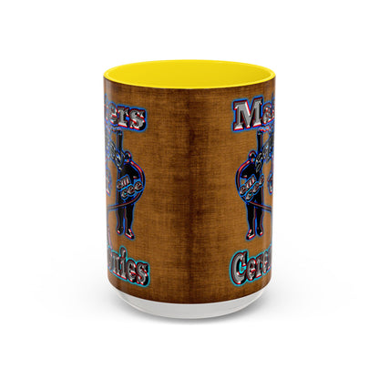 em cee squared - Accent Mug (brown papyrus)