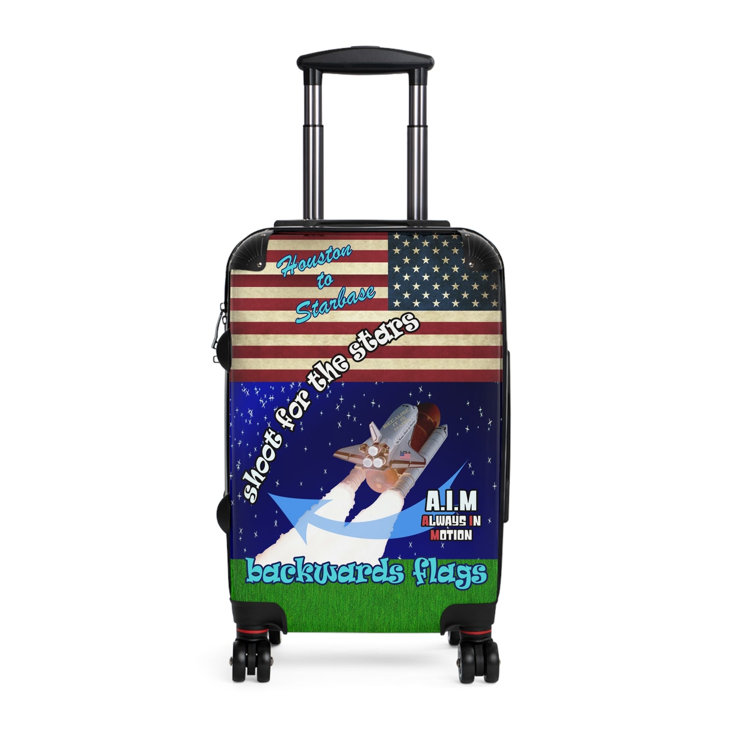 shoot for the stars - Suitcase ('snoops' background)