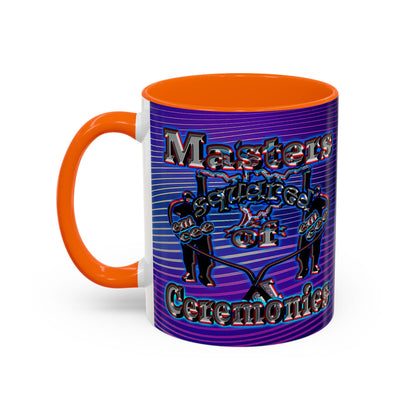 em cee squared - Accent Mug (purple wave)