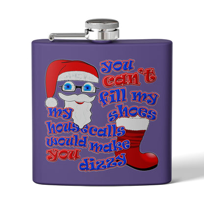 santa's shoes - Stainless Steel Flask