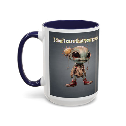 I don't care that your grey - Accent Mug (grey-light grey)