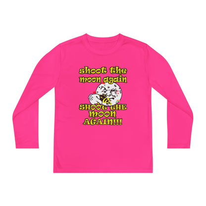 shoot the moon again - Youth Long Sleeve Competitor Tee