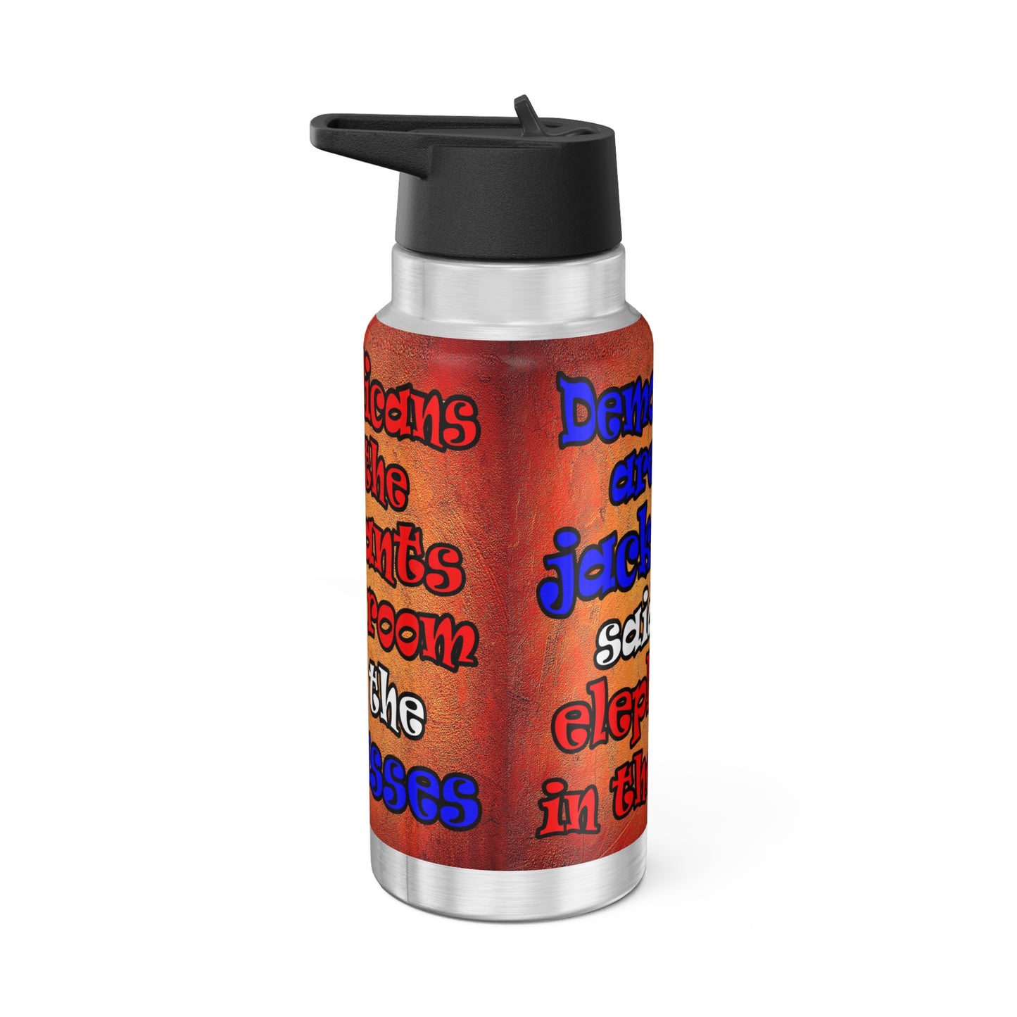 donkeys and elephants - Gator Tumbler, 32oz  (burnt orange)