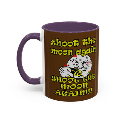 shoot the moon again - Accent Mug (brown)
