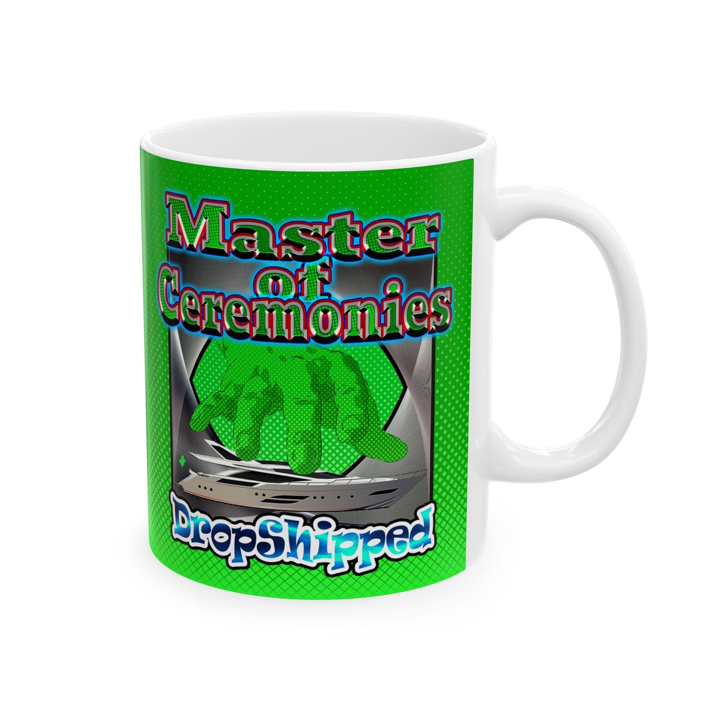 logo - White Mug (logo green)