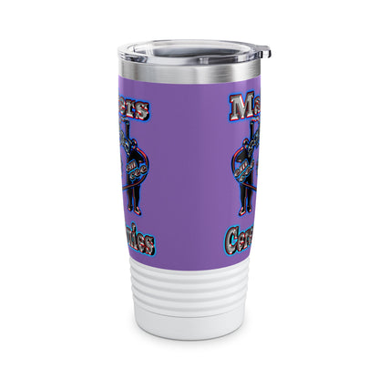 em cee squared - Ringneck Tumbler, 20oz (light purple)