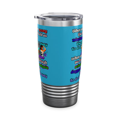 doggystyle - Ringneck Tumbler, 20oz (turquoise)