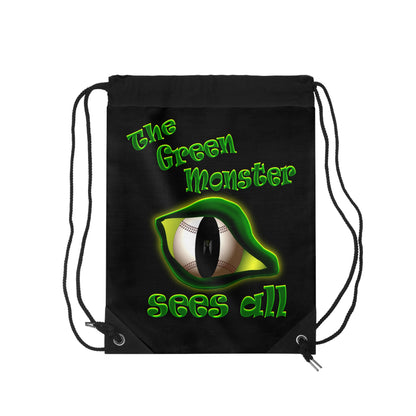 green monster - Drawstring Bag (black)