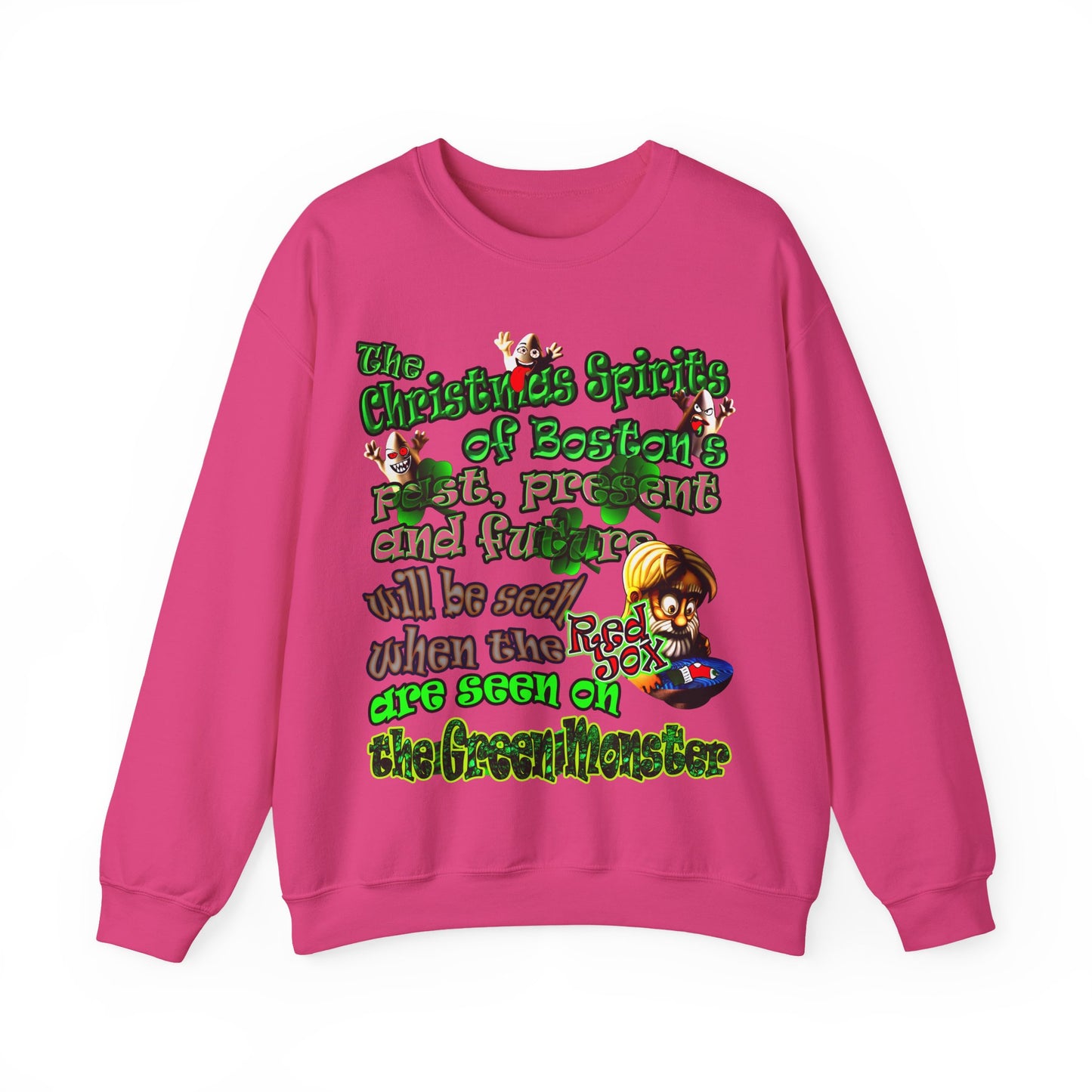 christmas spirits of boston - Unisex Heavy Blend™ Crewneck Sweatshirt
