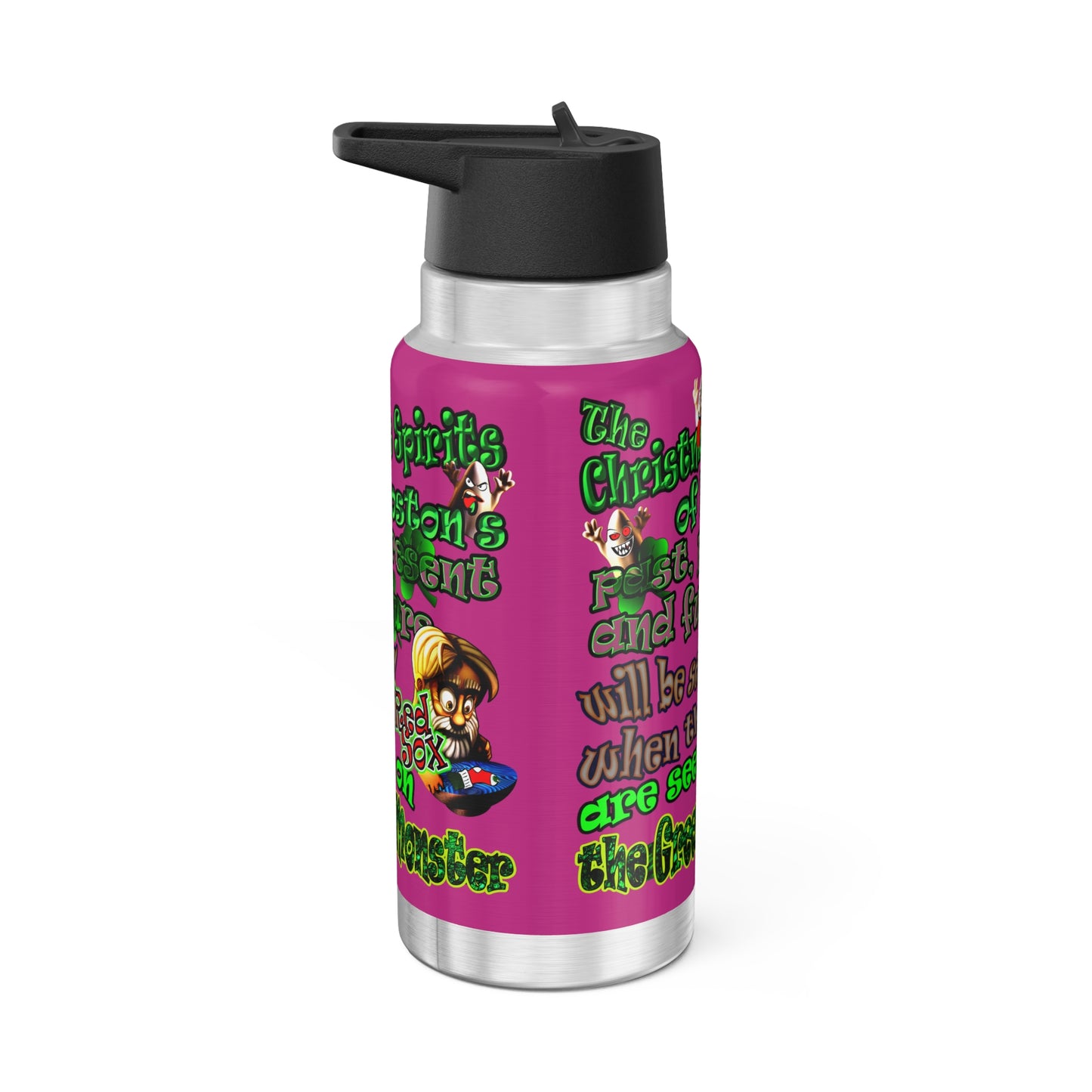 christmas spirits of boston - Gator Tumbler, 32oz (pink)