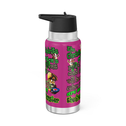 christmas spirits of boston - Gator Tumbler, 32oz (pink)
