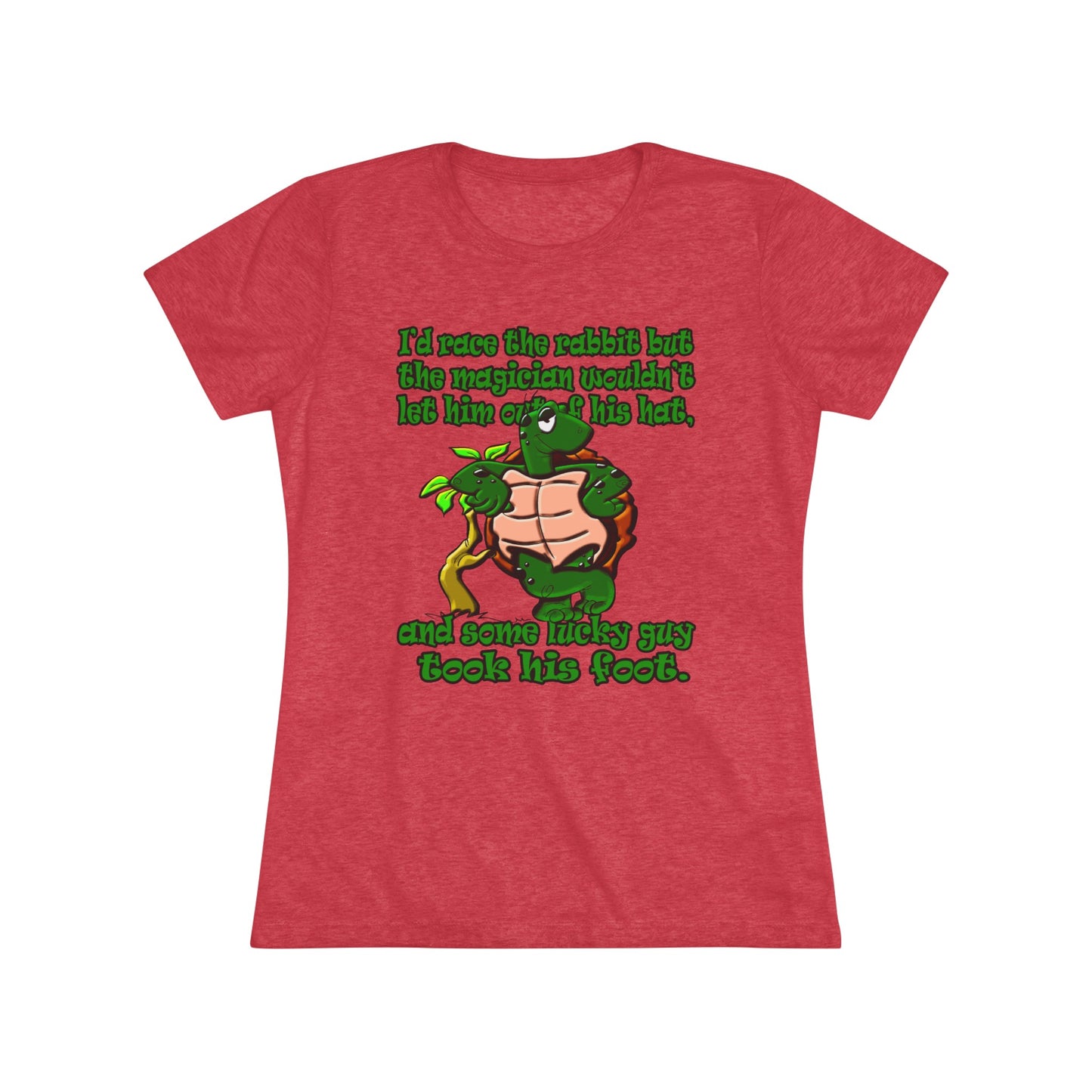 turtle race - Women's Triblend Tee