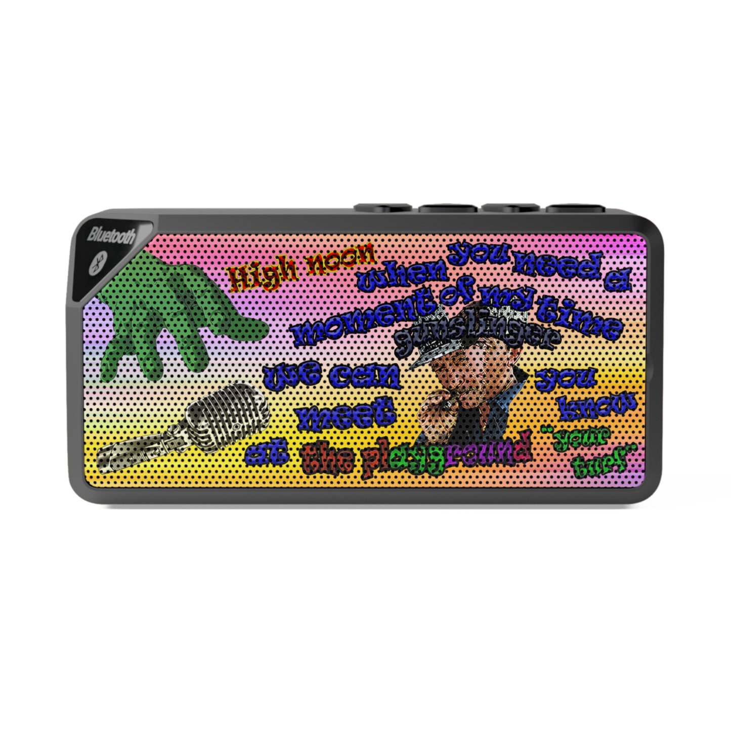 high noon - Jabba Bluetooth Speaker (color blur)