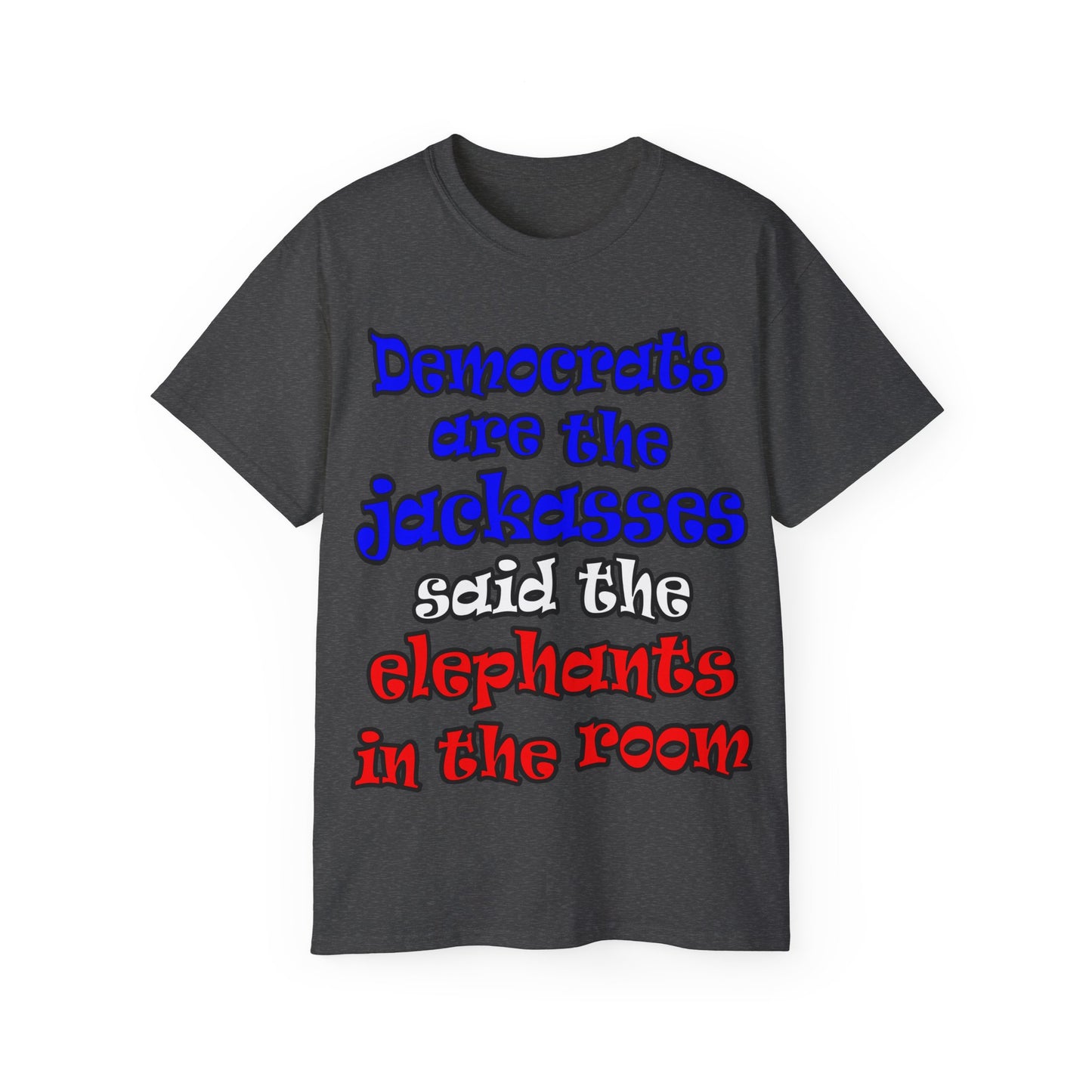 donkeys and elephants - Unisex Ultra Cotton Tee