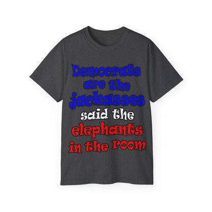 donkeys and elephants - Unisex Ultra Cotton Tee