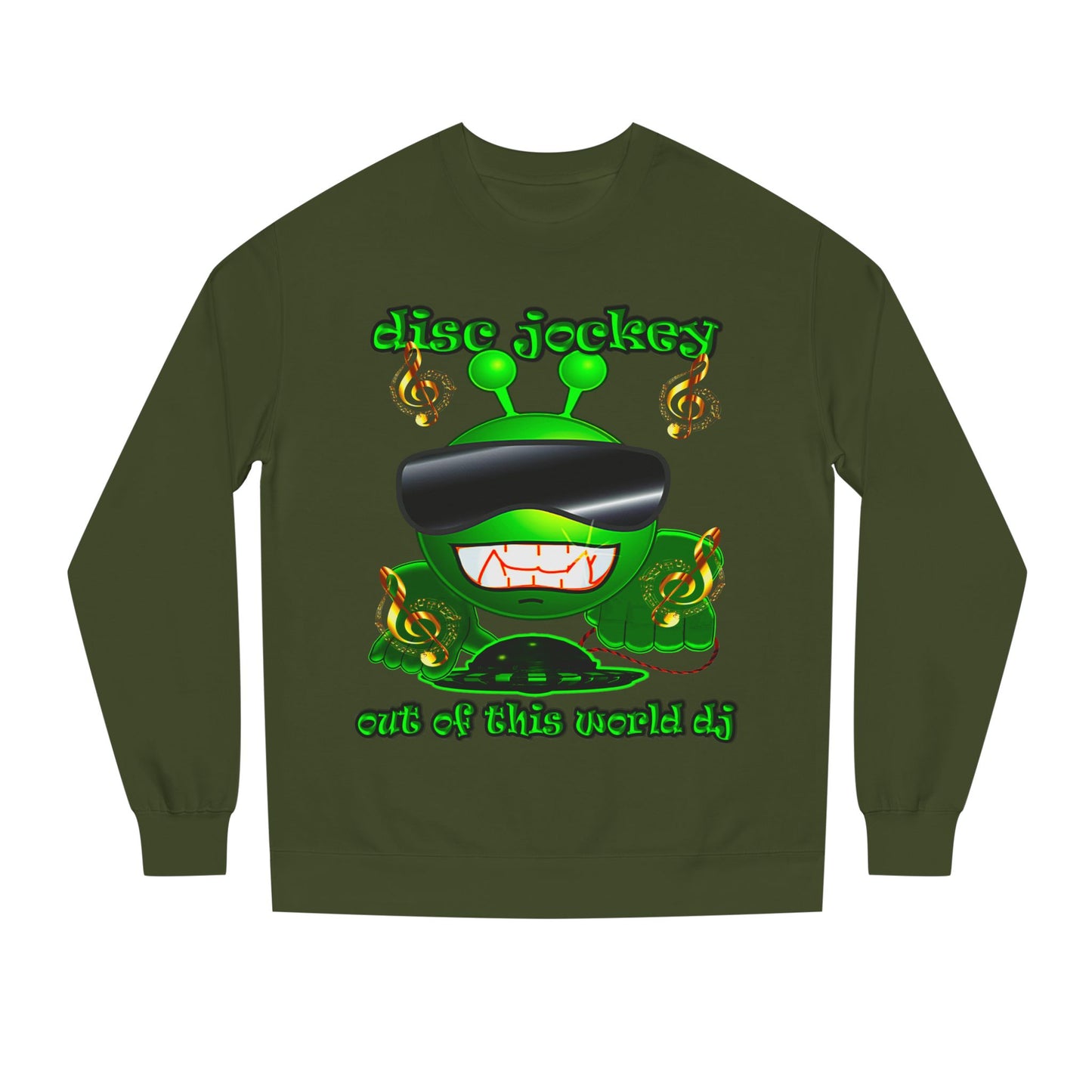 disc jockey - Unisex Crew Neck Sweatshirt