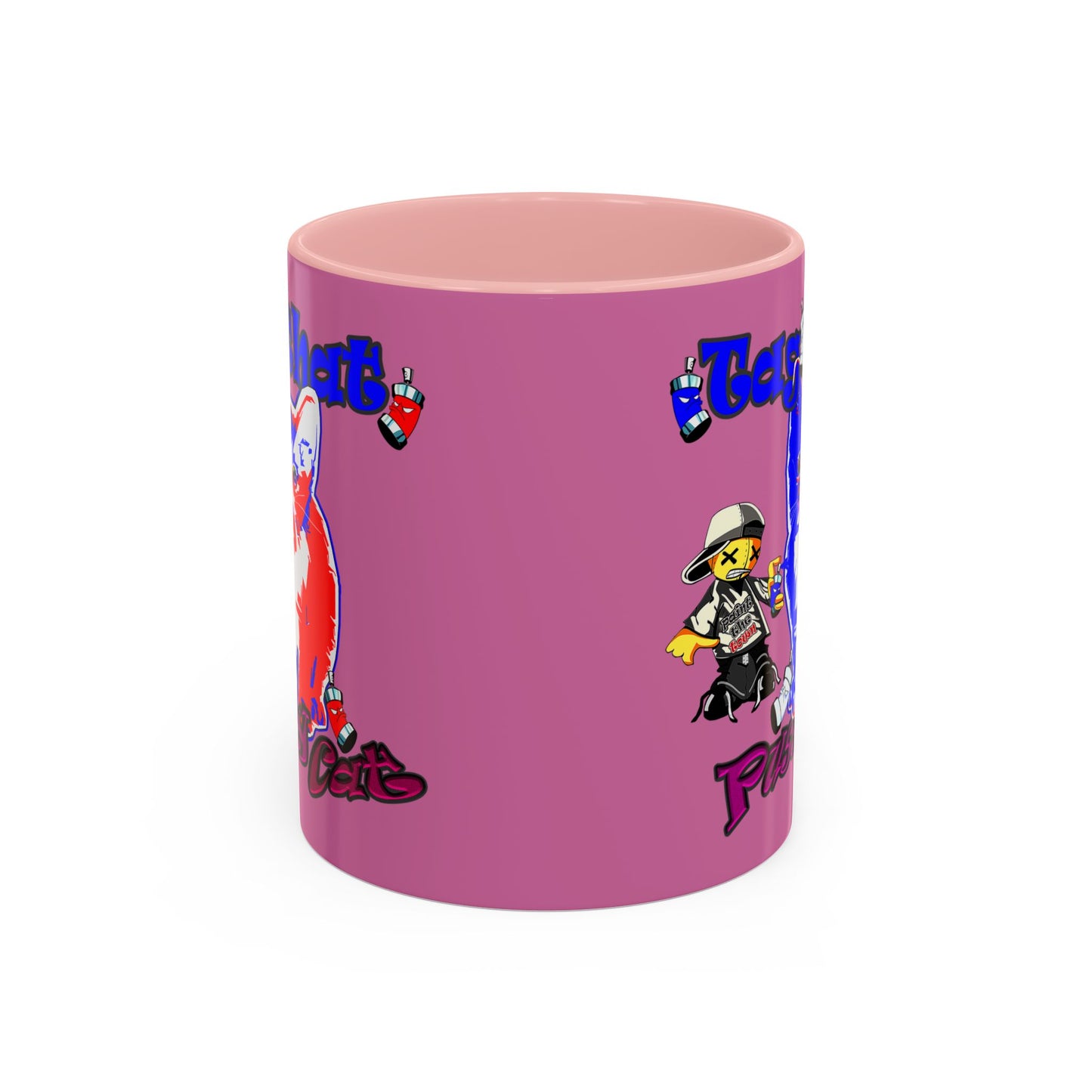 tag that - Accent Mug (light pink)