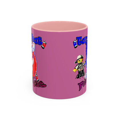 tag that - Accent Mug (light pink)