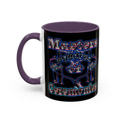 em cee squared - Accent Mug (black)