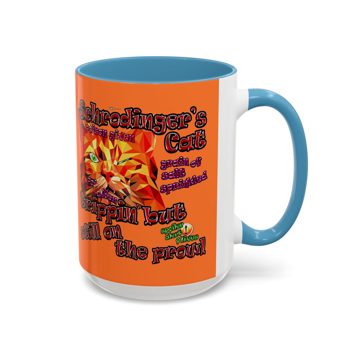 schrodinger's cat - Accent Mug (crusta)
