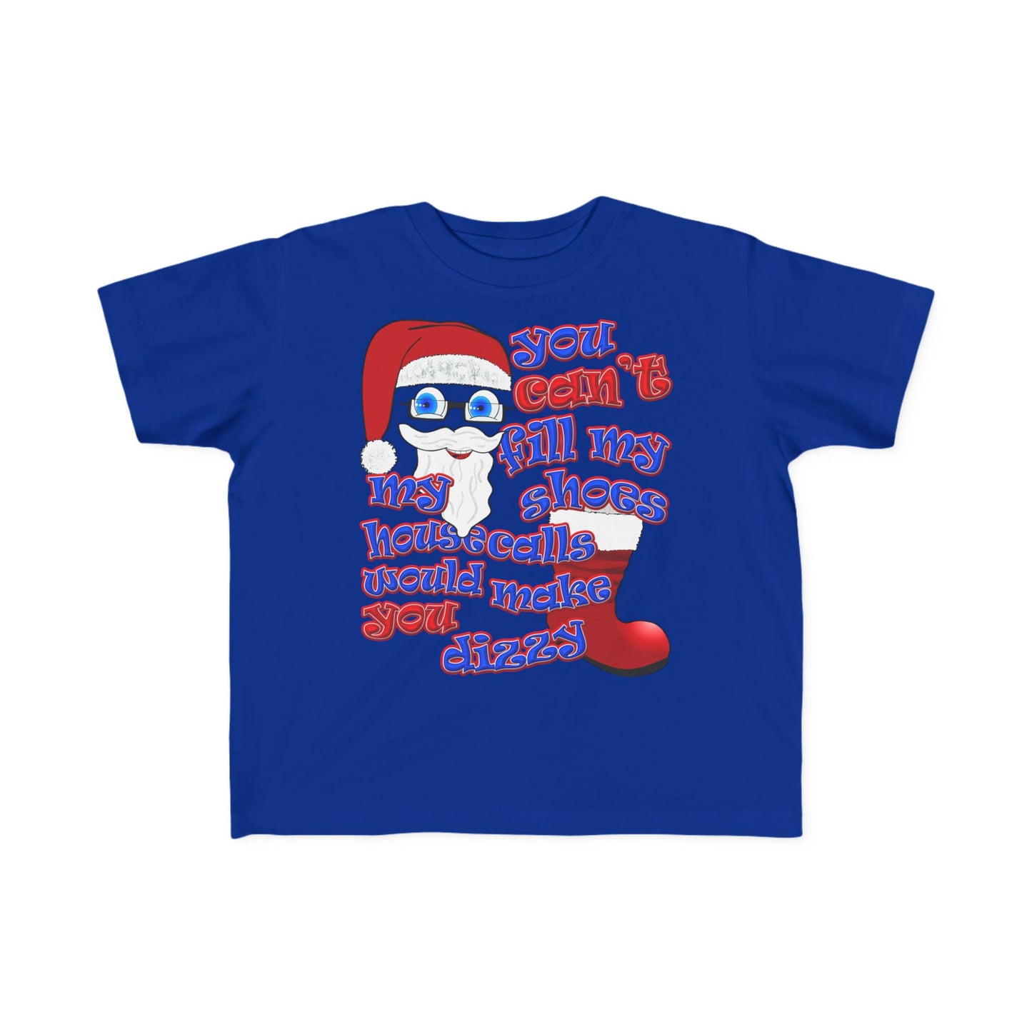 santa's shoes - Toddler's Fine Jersey Tee