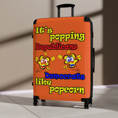 popping like popcorn - Suitcase (orange)