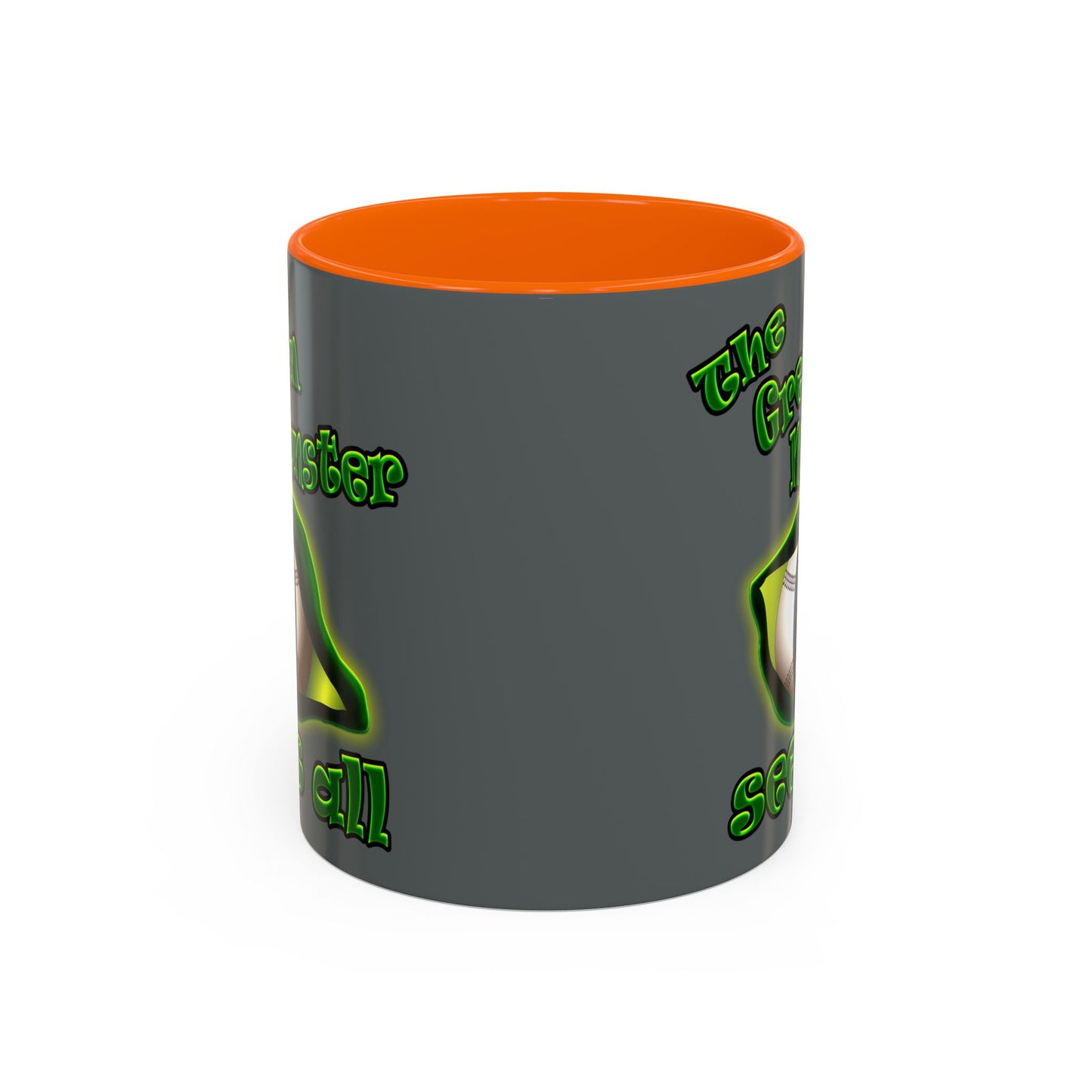 green monster - Accent Mug (dark grey)