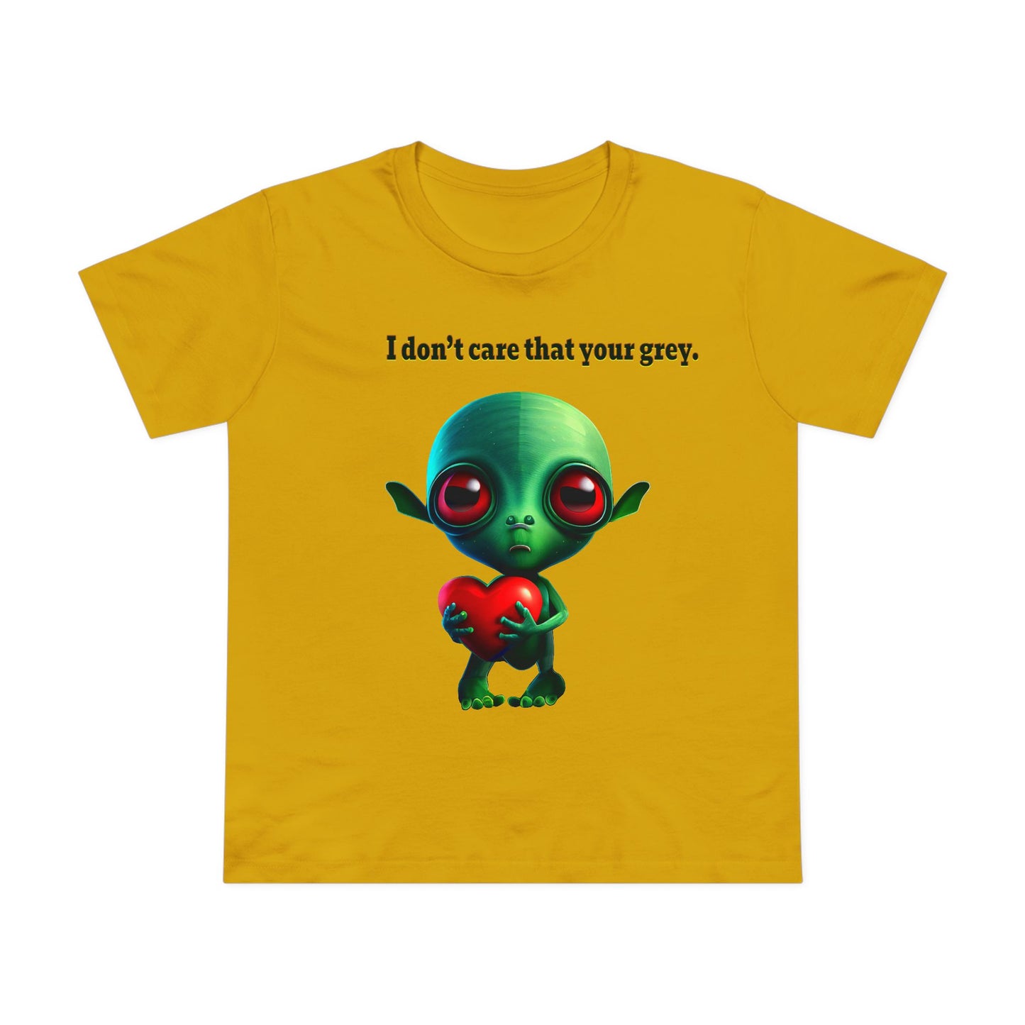 I don't care that your grey - Women’s Maple Tee