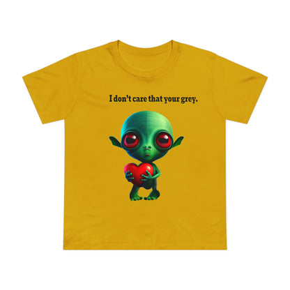 I don't care that your grey - Women’s Maple Tee