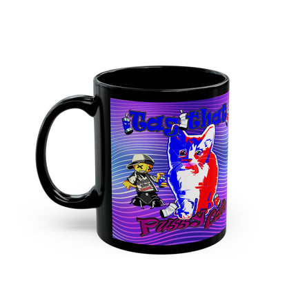 tag that - Black Mug (purple wave)
