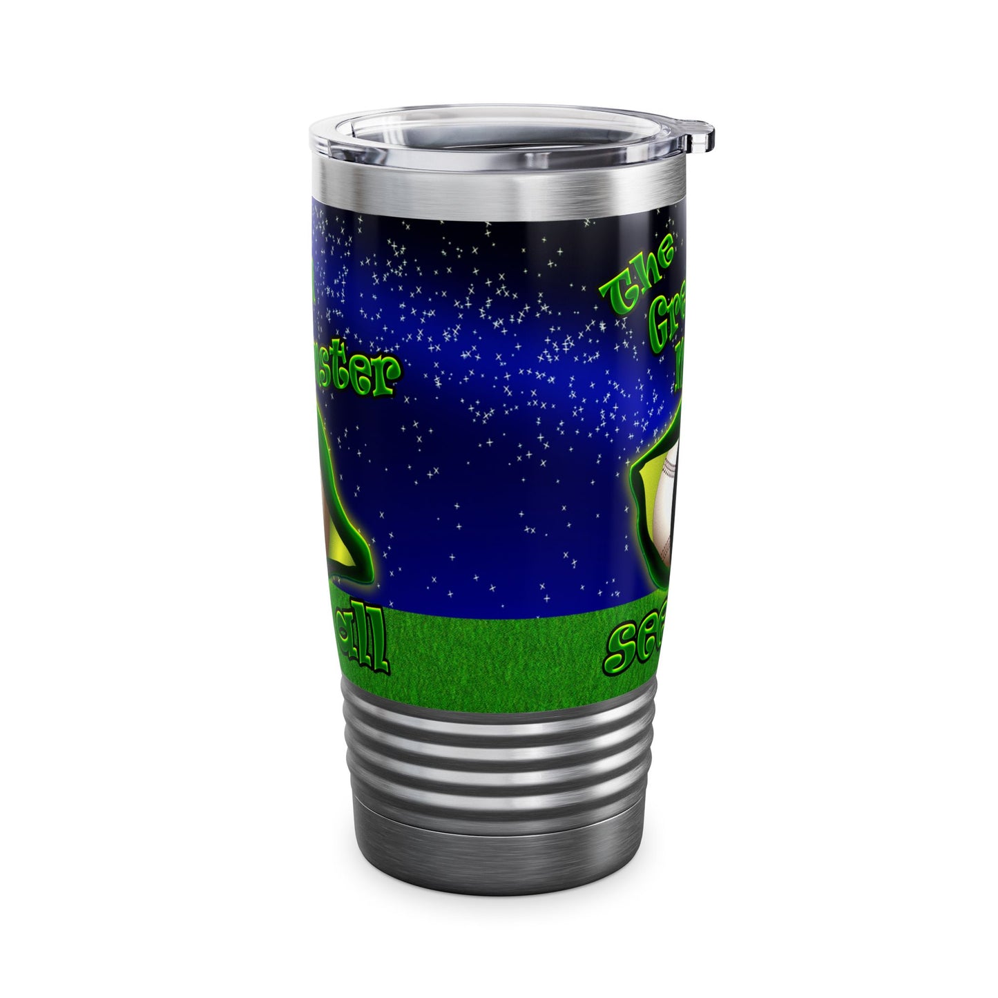 green monster - Ringneck Tumbler, 20oz ('snoops' background)