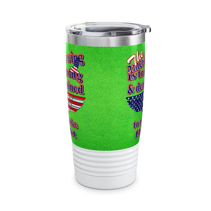 american wing - Ringneck Tumbler, 20oz (green turf)