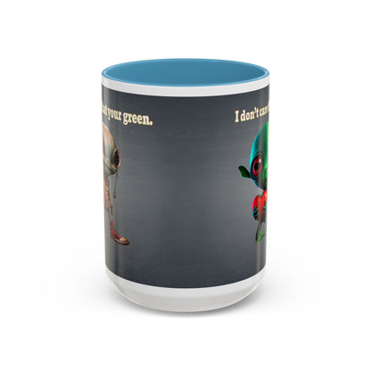 I don't care that your grey - Accent Mug (grey-light grey)