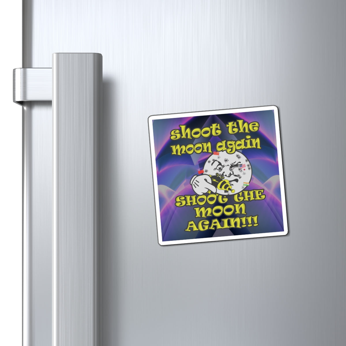 shoot the moon again - Magnets - (grey-pink wave)