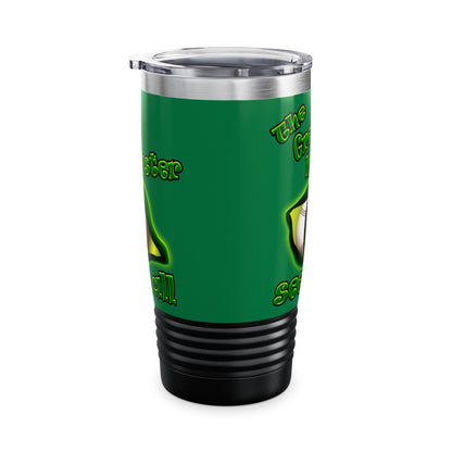 green monster - Ringneck Tumbler, 20oz (dark green)