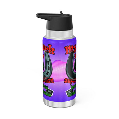my luck - Gator Tumbler, 32oz  (purple-pink wave)