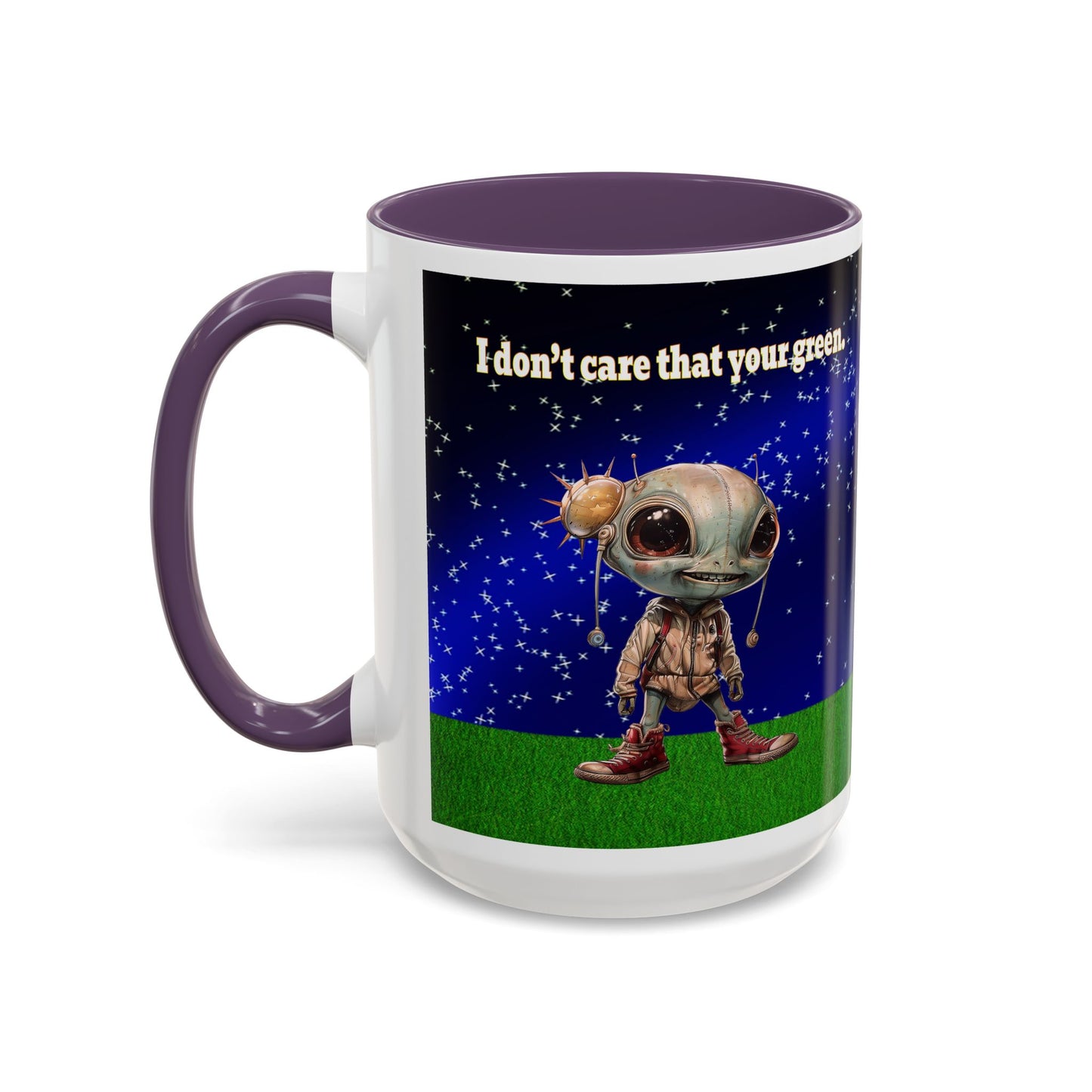 I don't care that your grey - Accent Mug ('snoops' background)