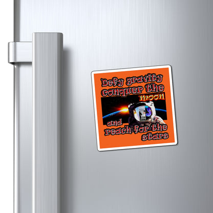 defy conquer reach - Magnets - (orange)