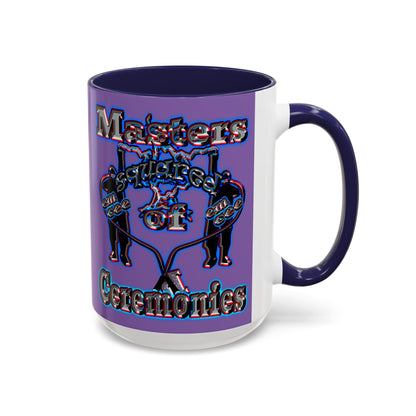 em cee squared - Accent Mug (light purple)