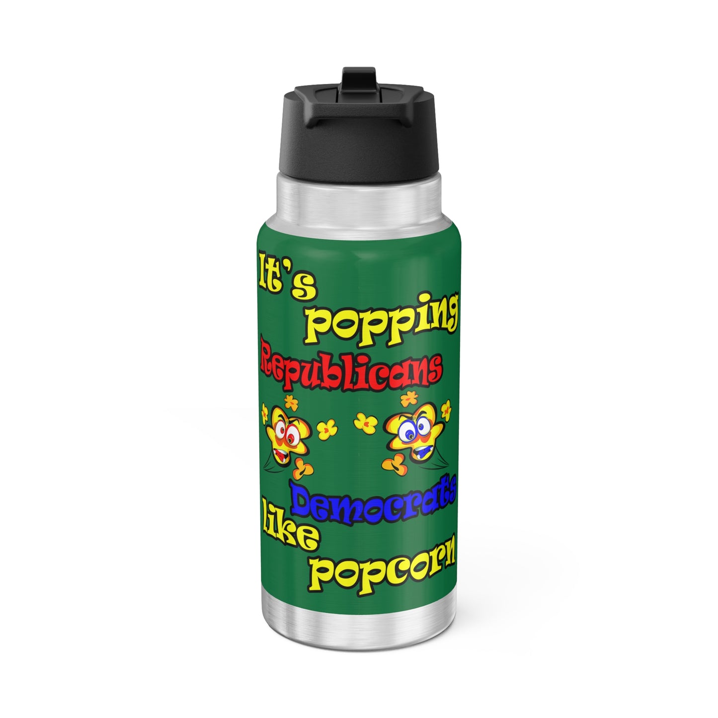 popping like popcorn - Gator Tumbler, 32oz (dark green)