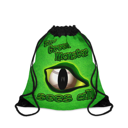 green monster - Drawstring Bag (green turf)