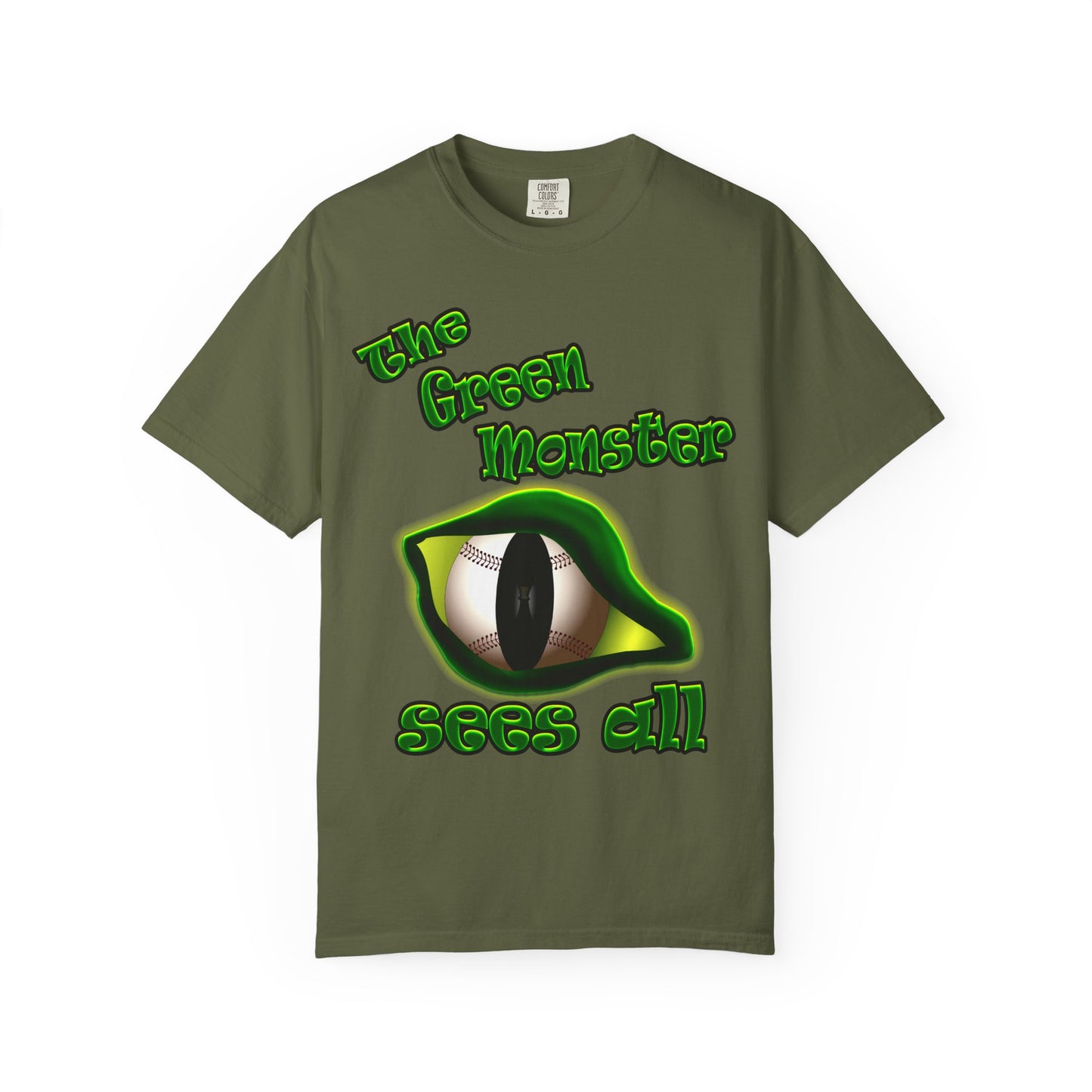 green monster - Unisex Garment-Dyed T-shirt