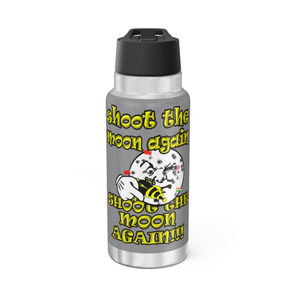 shoot the moon again - Gator Tumbler, 32oz (grey)
